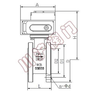 電動超薄球閥 結(jié)構圖