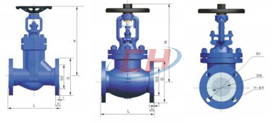 美標波紋管截止閥結(jié)構(gòu)圖